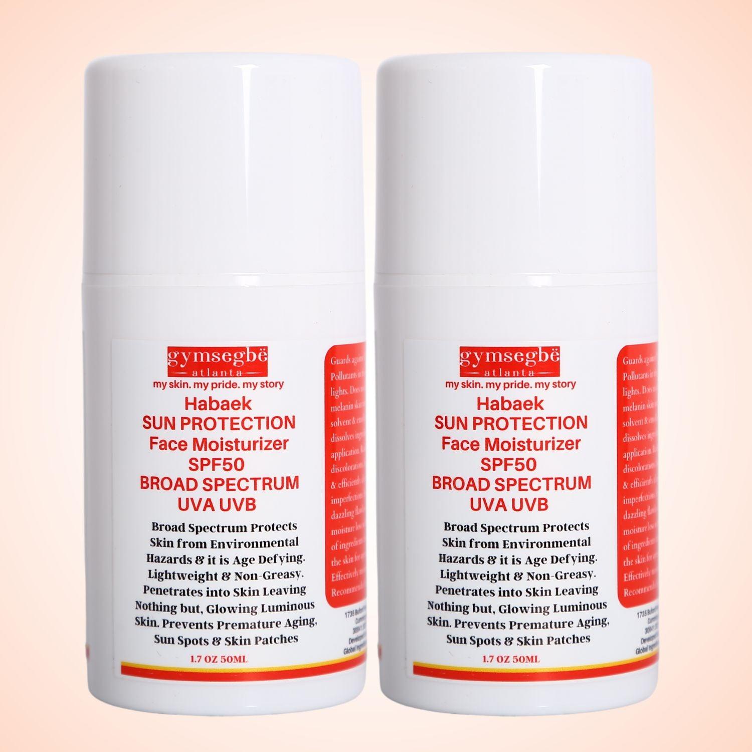 Habaek Sun Protection Face Moisturizer SPF50 - Concordia Style Boutique