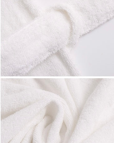 Classic Ultra-Soft Absorbent Cotton Bathrobe / Dark Gray