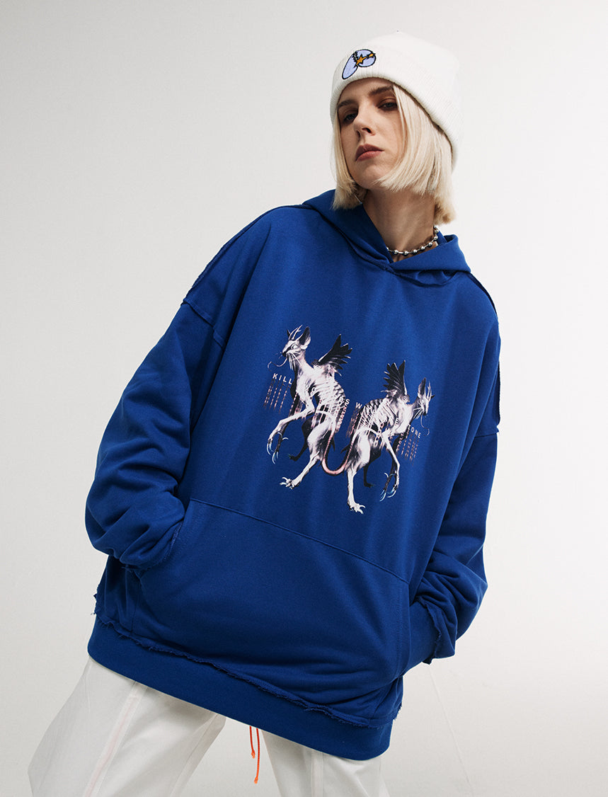 Flying Devil Cats Hoodie - Concordia Style Boutique
