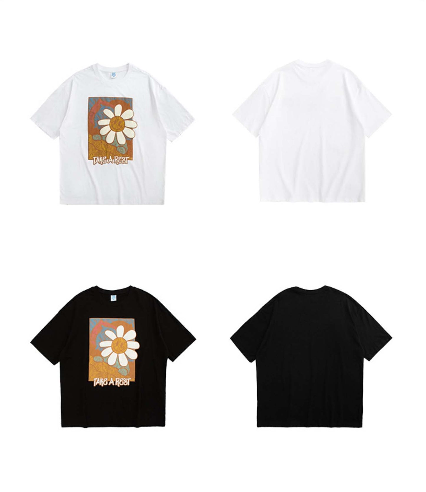 Color Artwork Daisy Tee - Concordia Style Boutique