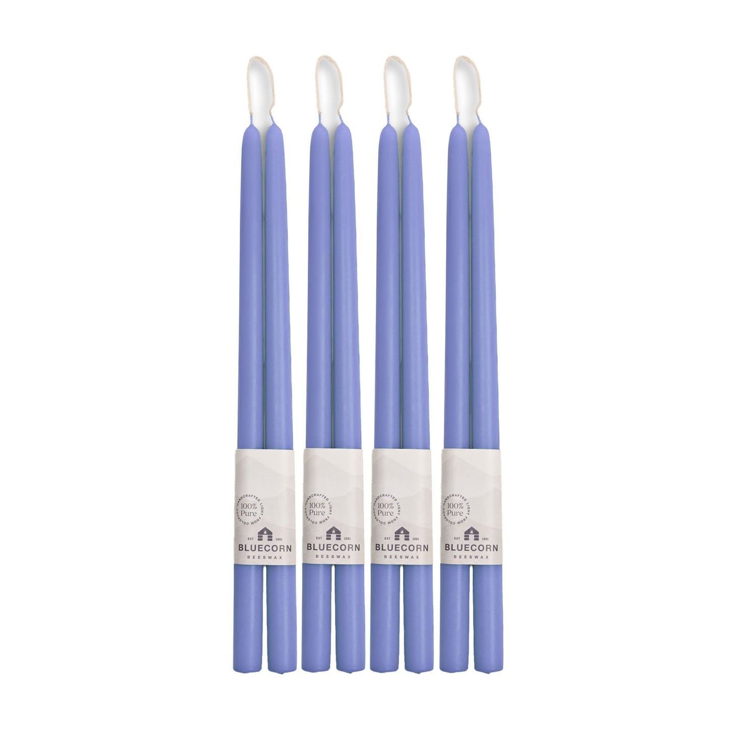 Hand-Dipped Beeswax Taper Candles - Bulk 4-Pair Bundle - Concordia Style Boutique