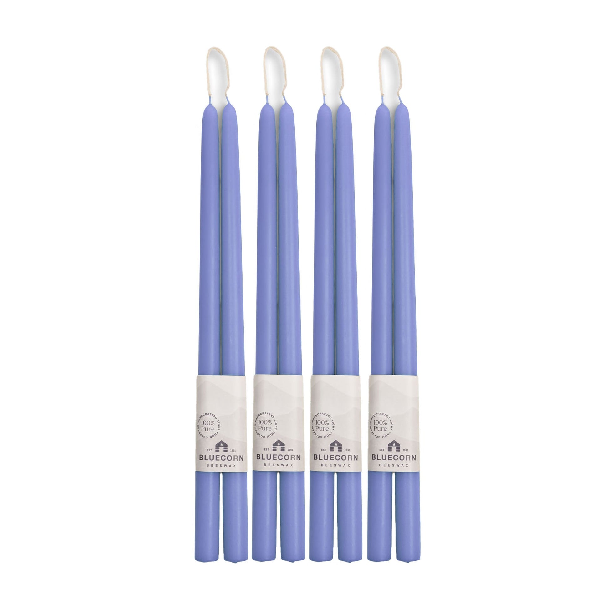 Hand-Dipped Beeswax Taper Candles - Bulk 4-Pair Bundle - Concordia Style Boutique
