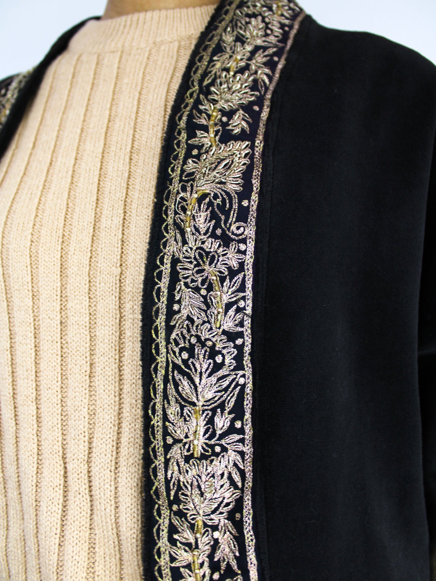 Odessa Short Sleeve Velvet Jacket