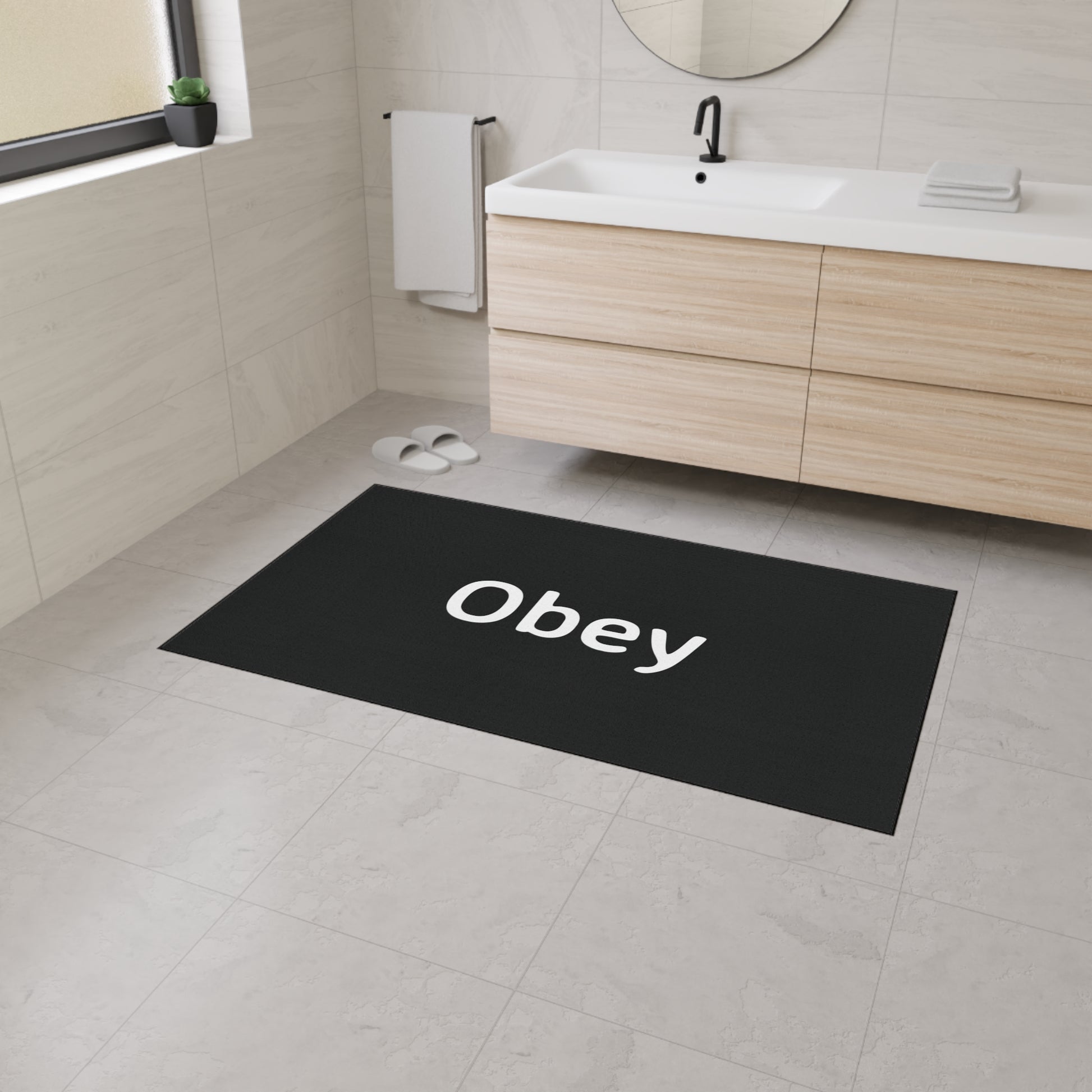 Obey - Heavy Duty Floor Mat - Premium Home Decor from Concordia Style Boutique - Just $48.80! Shop now at Concordia Style Boutique