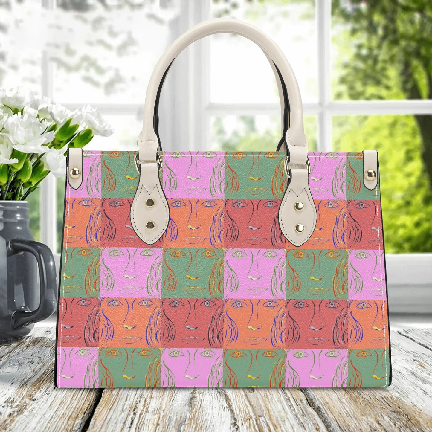 Womens PU Handbag - Woman Goes Pop!  - Designed by Concordia - Premium Womens PU Handbag - Woman Goes Pop! from Concordia Style Boutique - Just $29.98! Shop now at Concordia Style Boutique