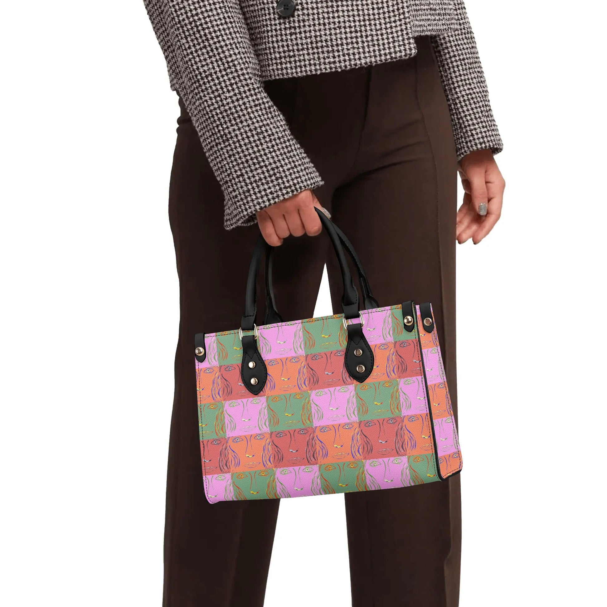 Womens PU Handbag - Woman Goes Pop!  - Designed by Concordia - Premium Womens PU Handbag - Woman Goes Pop! from Concordia Style Boutique - Just $29.98! Shop now at Concordia Style Boutique