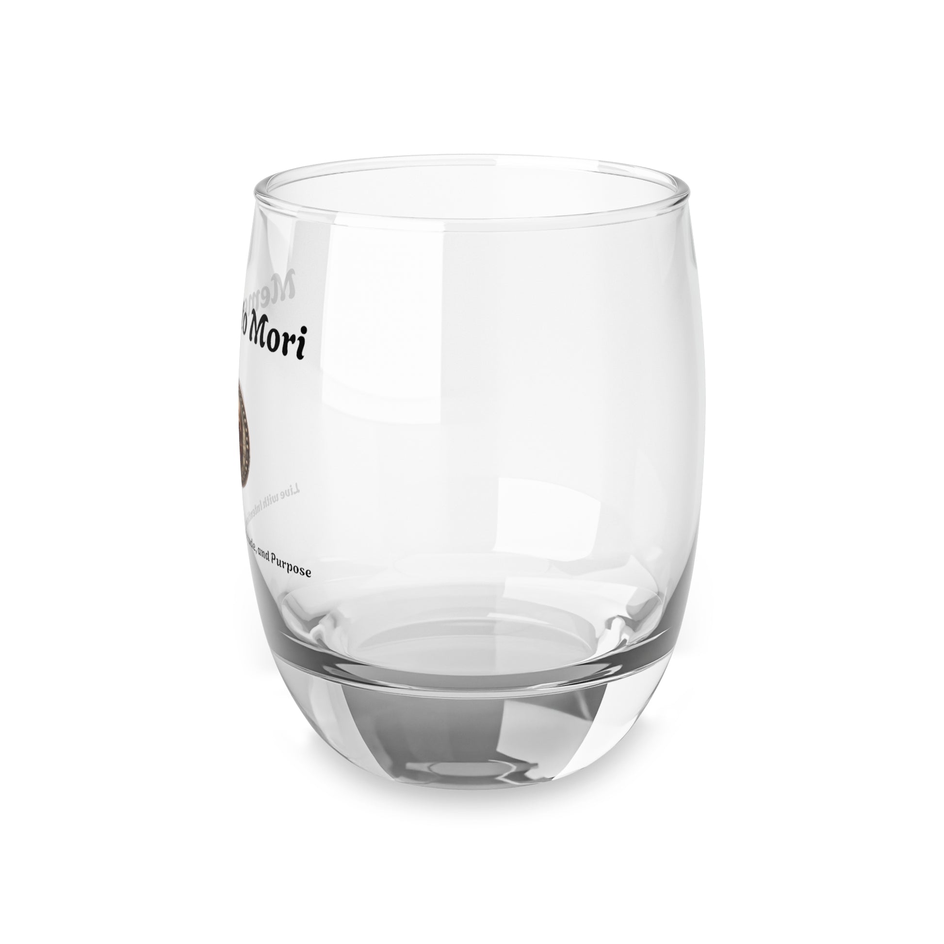 "Memento Mori" Whiskey Glass - "Live with Intention, Gratitude, and Purpose" - Premium Mug from Concordia Style Boutique - Just $22.93! Shop now at Concordia Style Boutique