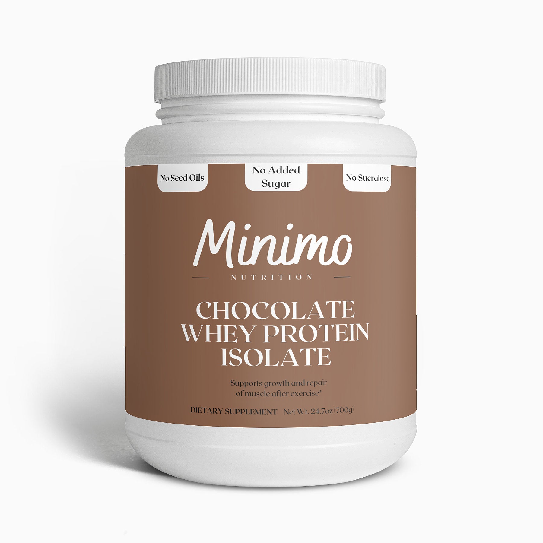Chocolate Whey Isolate Protein Powder, 1.54 lbs - Concordia Style Boutique