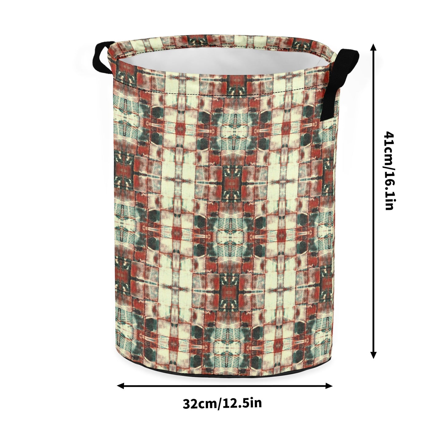 Laundry Basket/ Storage Bag - "Square Dance" - Premium Laundry basket from Concordia Style Boutique - Just $15.38! Shop now at Concordia Style Boutique