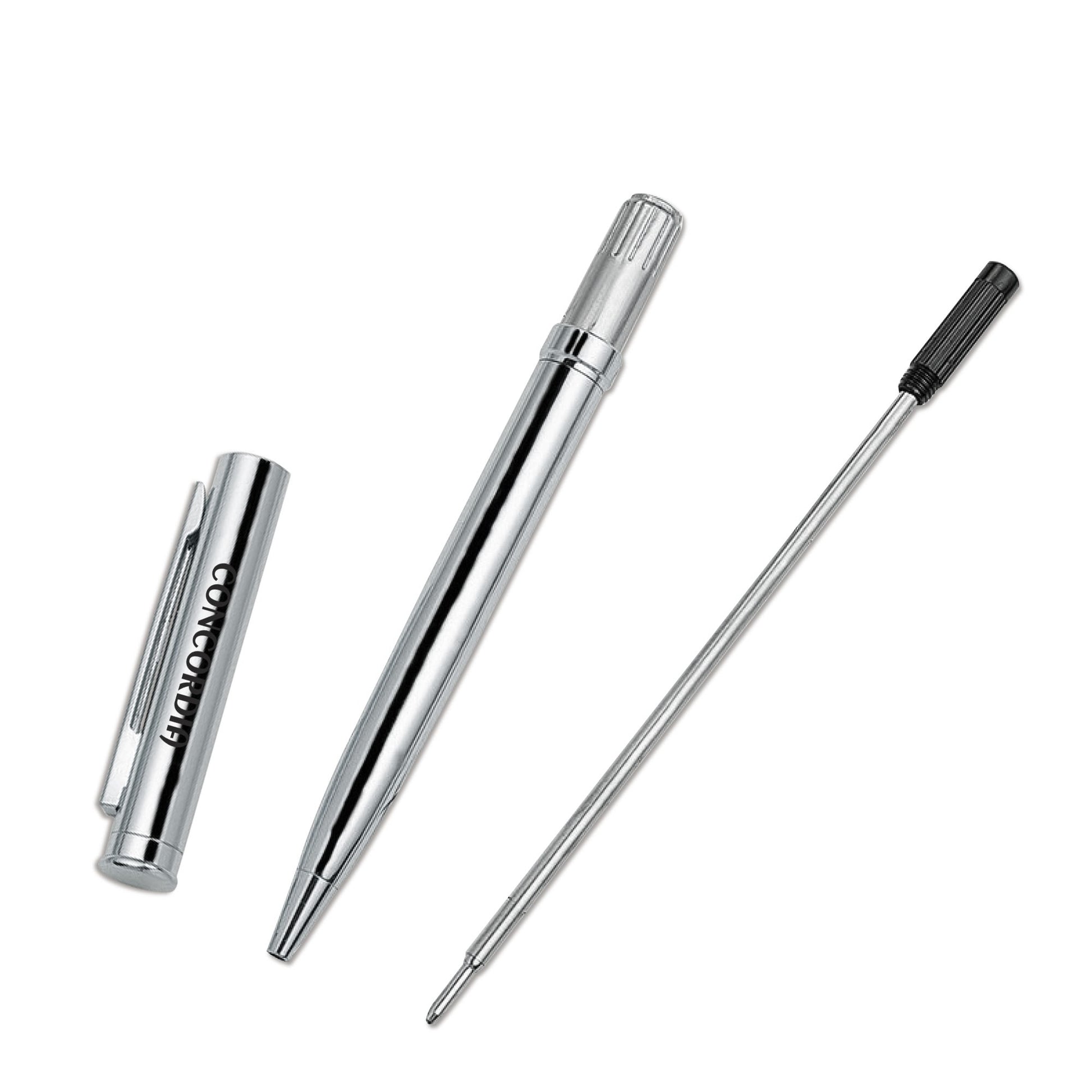 6 Pack Silver Ballpoint Pen - "Concordia" - Premium Pen from Concordia Style Boutique - Just $25.38! Shop now at Concordia Style Boutique