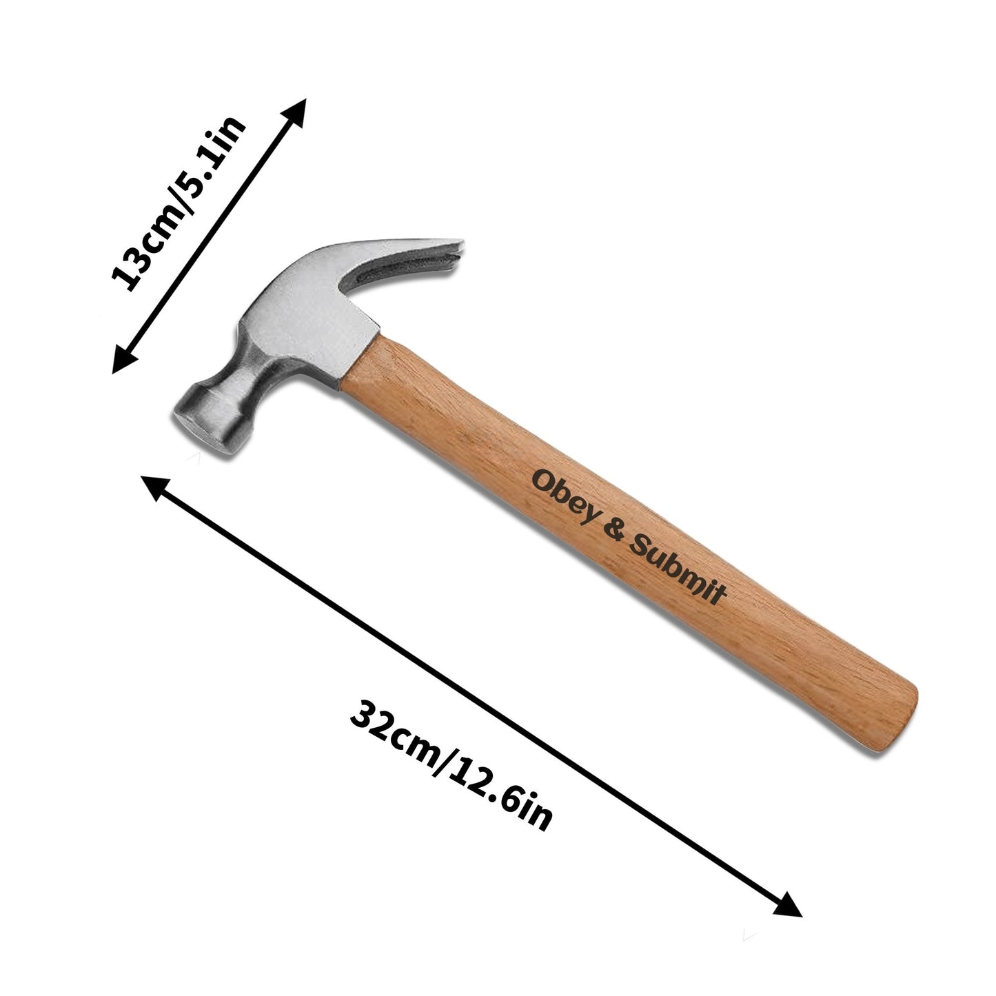 Wood Hammer - "Obey & Submit" - Premium Hammer from Concordia Style Boutique - Just $25.78! Shop now at Concordia Style Boutique