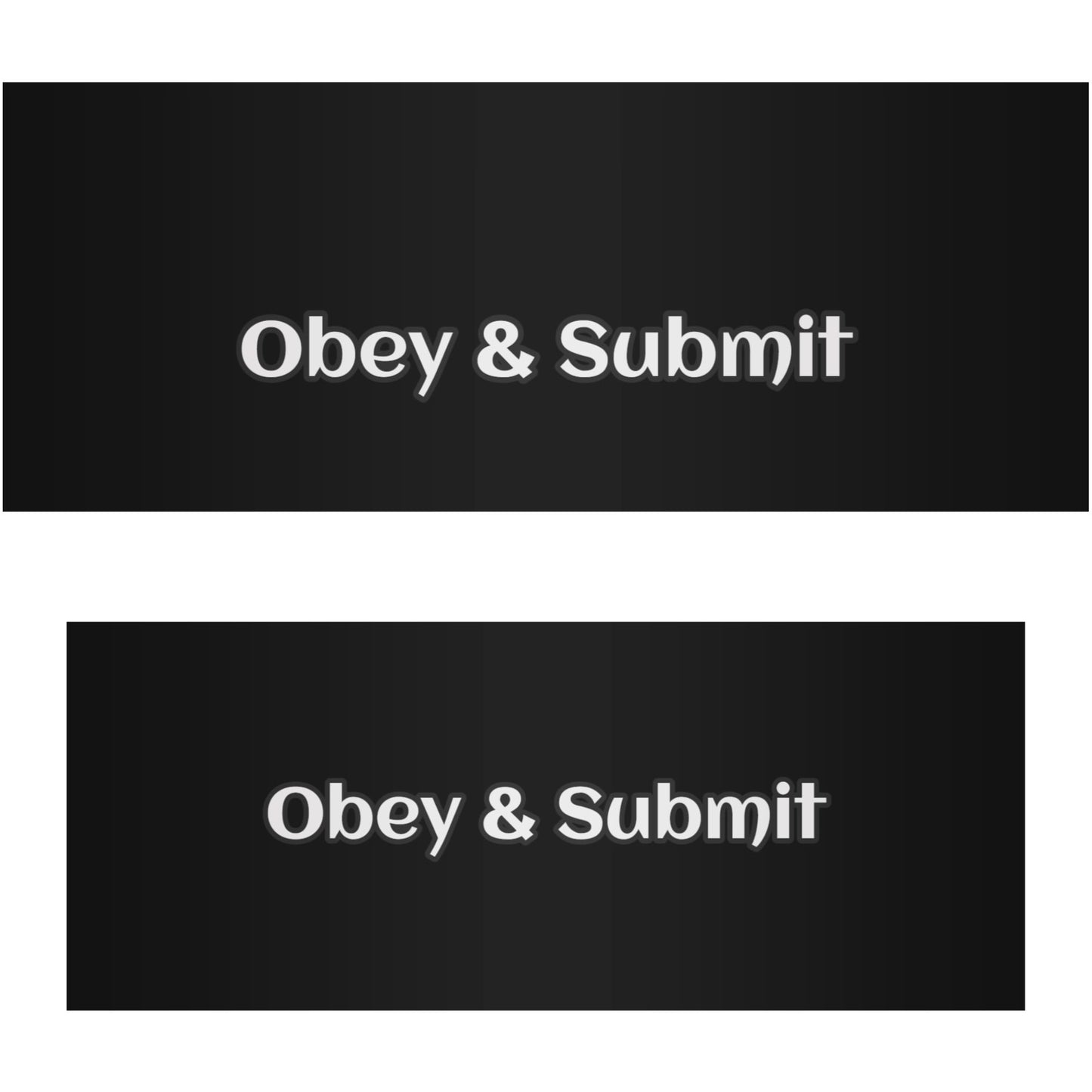 Tailgate Wrap - "Obey & Submit" - Premium Tailgate wrap from Concordia Style Boutique - Just $19.98! Shop now at Concordia Style Boutique