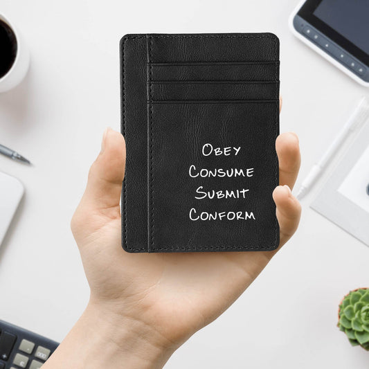 Minimalist Front Pocket for ID Cards Blocking Leather Wallets - Concordia Style Boutique