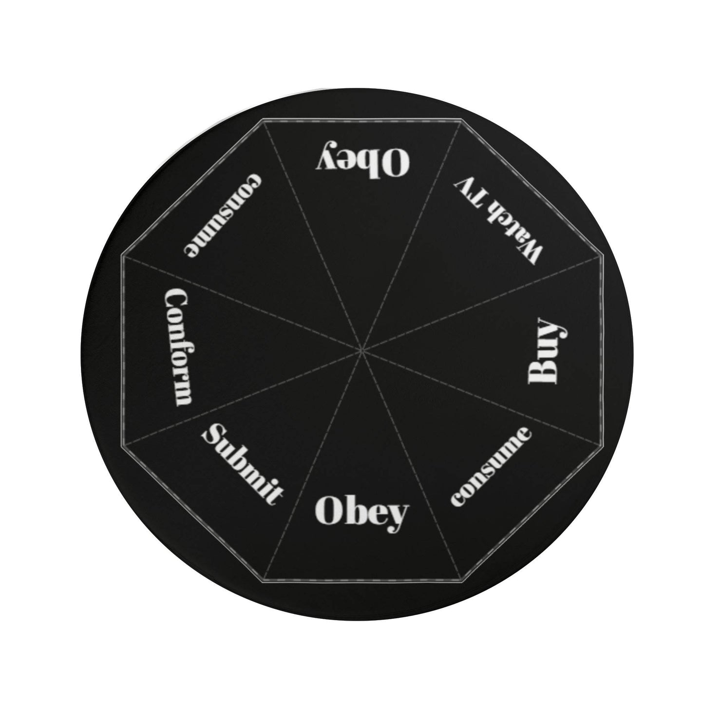 Round Fannel Mat - Concordia Style Boutique