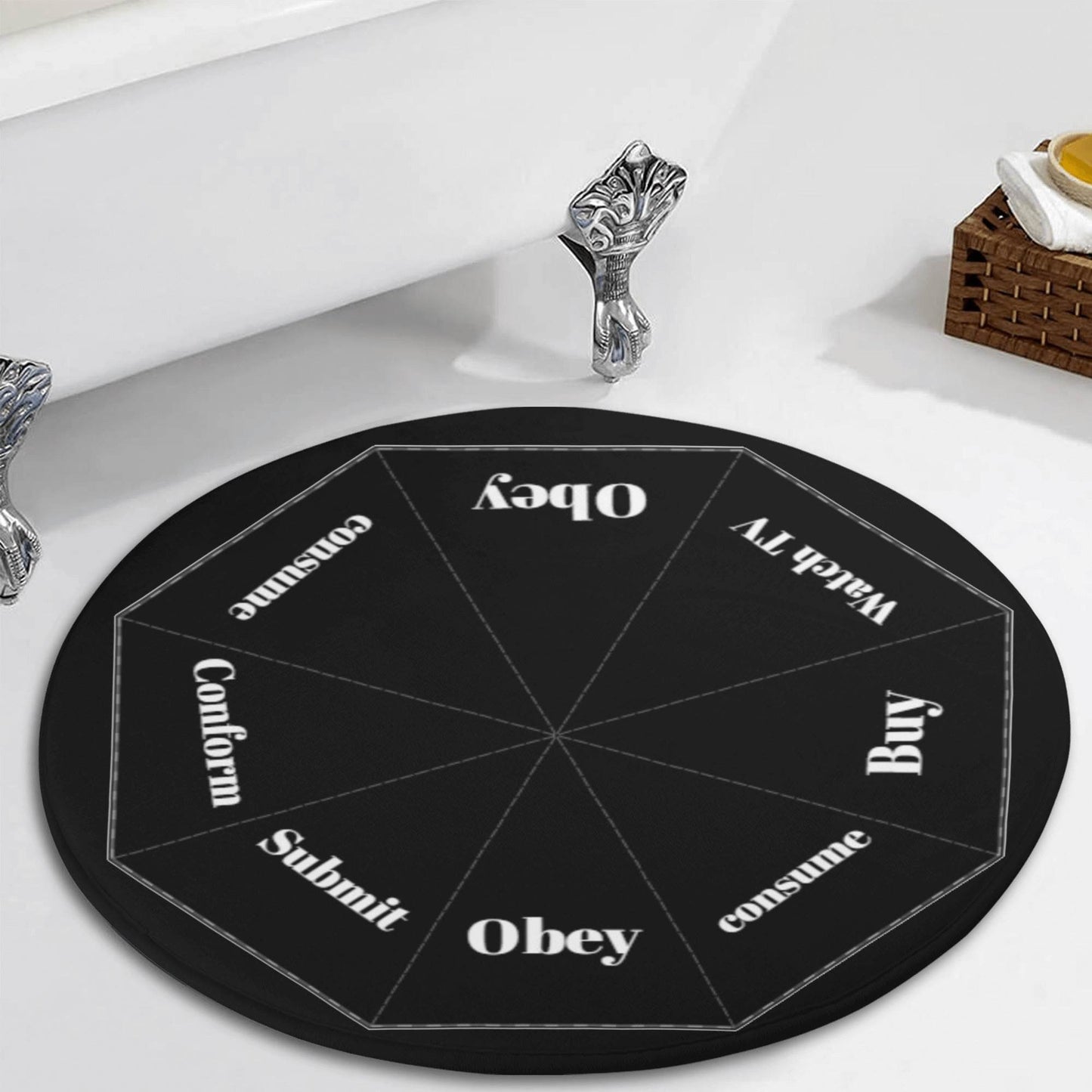 Round Fannel Mat - Concordia Style Boutique