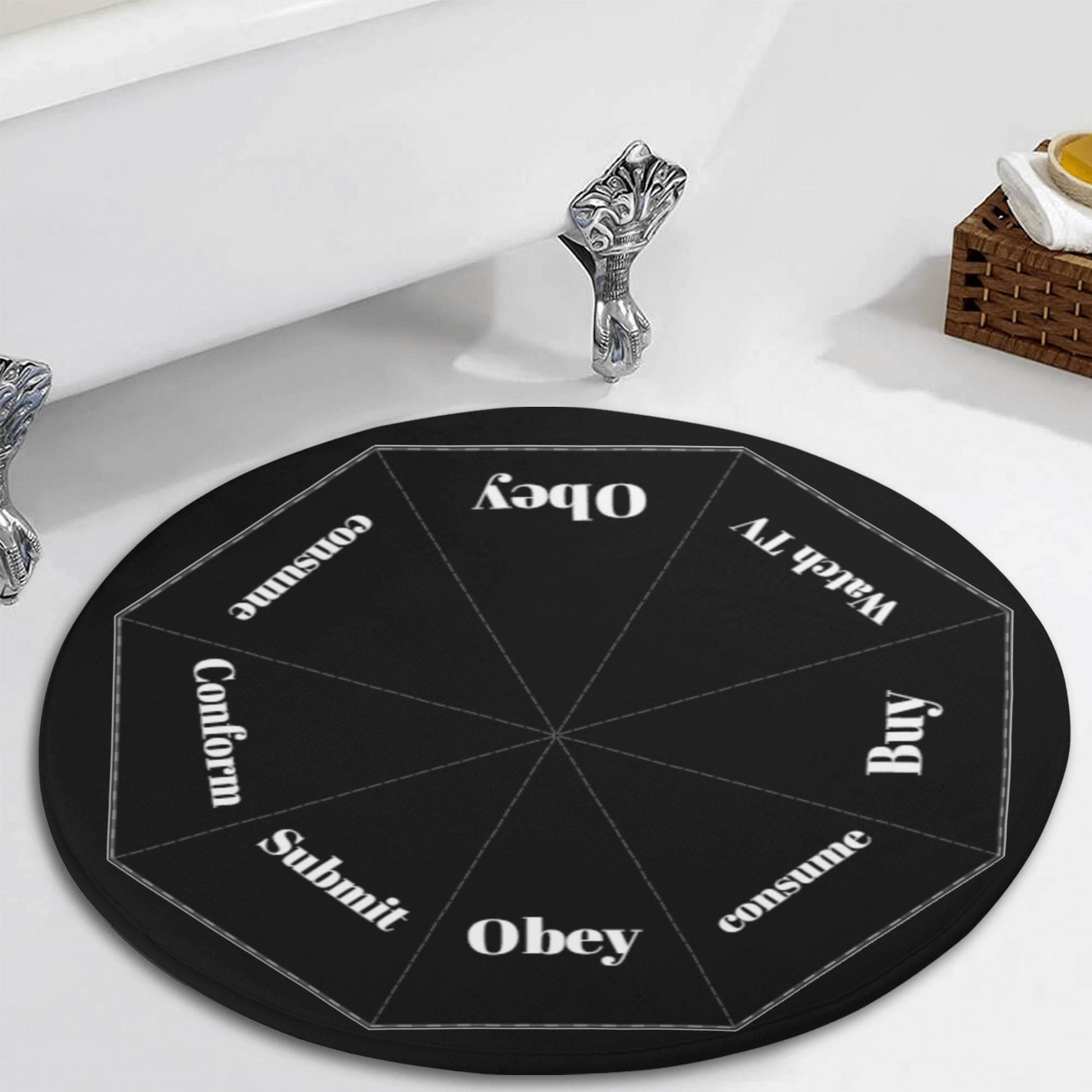 Round Fannel Mat - Concordia Style Boutique