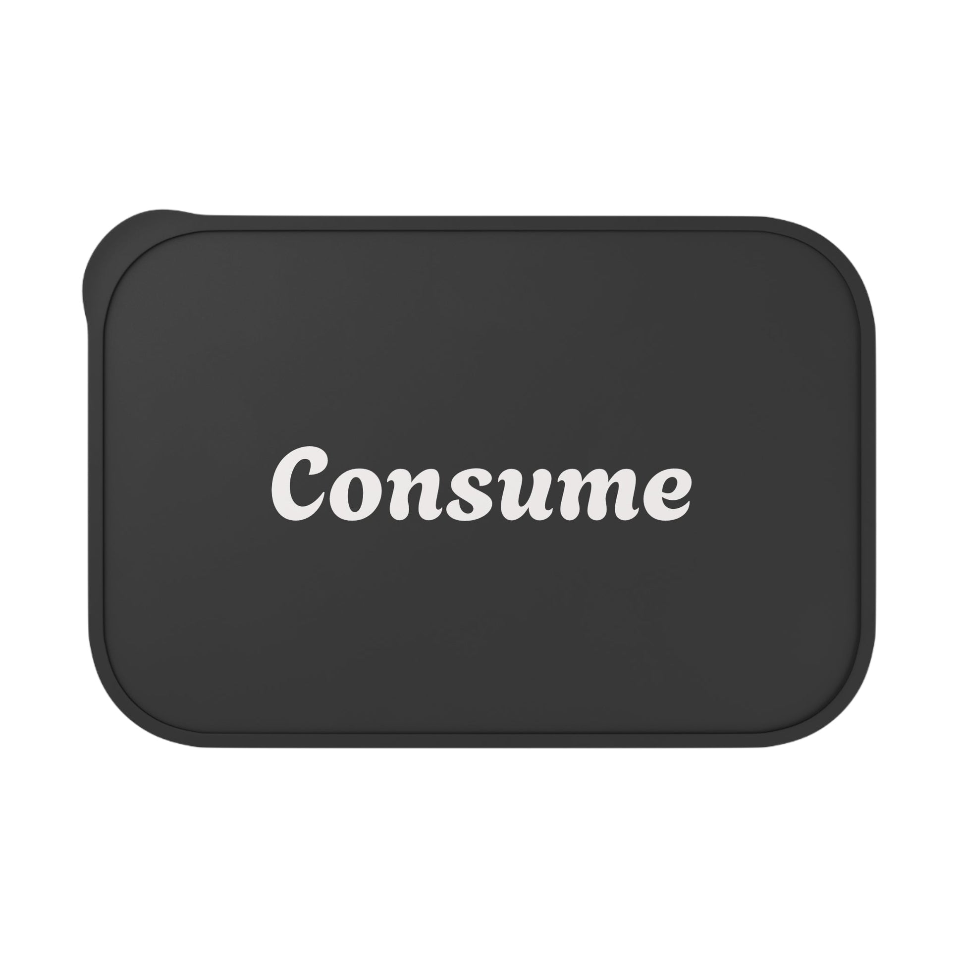 Eco-Friendly Bento Box for Meal Prep - 'Consume' Design with Utensils - Premium Bento Box from Concordia Style Boutique - Just $35.65! Shop now at Concordia Style Boutique