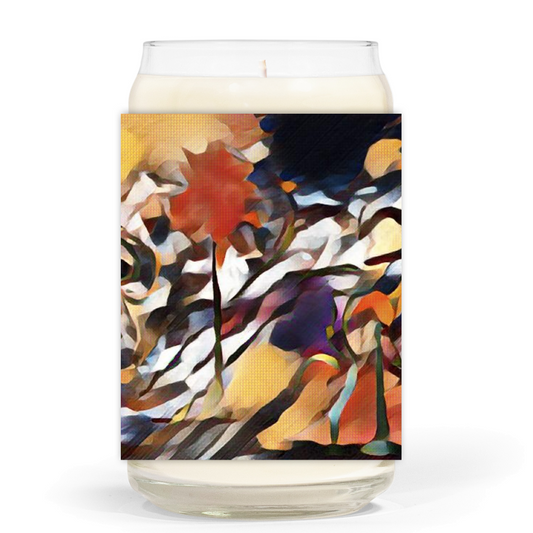 "The Garden" - 13.75 oz-  Clear Jar Candle | 3"x3.75" White Label