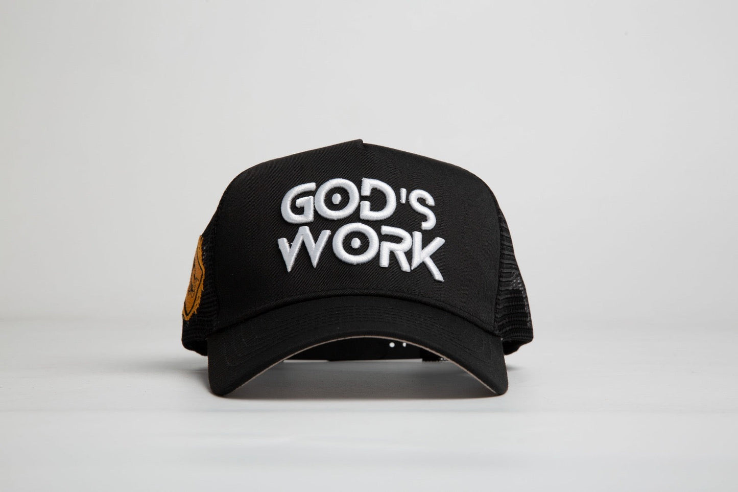 God’s Work- Signature Series Black Mesh Snap-back - Concordia Style Boutique