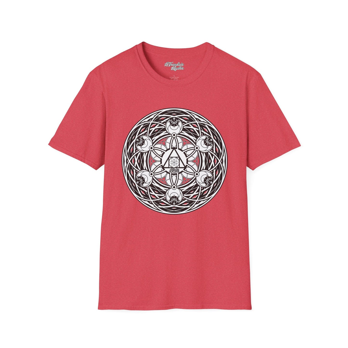 Mystic Cipher Tee – Hermetic Sacred Geometry Shirt | Boho Festival Wear | Spiritual Graphic for Him Her