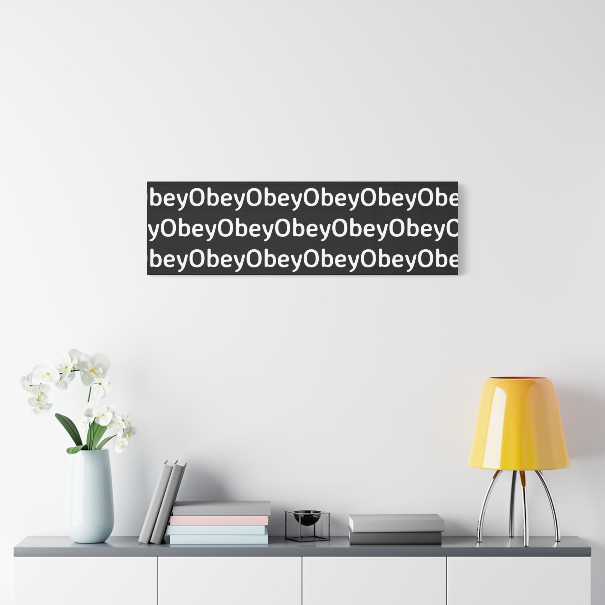 "Obey" - Classic Canvas - Premium Artwork from Concordia Style Boutique - Just $23.12! Shop now at Concordia Style Boutique