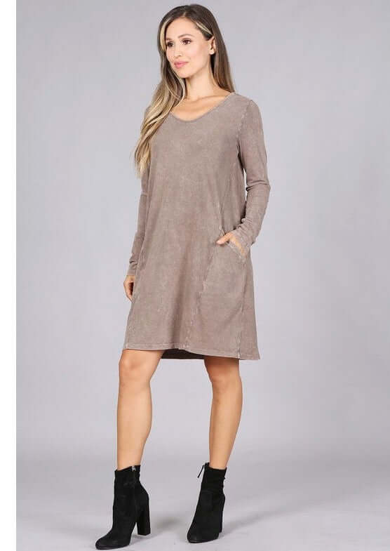 Easy Going Casual Cotton Dress Made in USA - Concordia Style Boutique