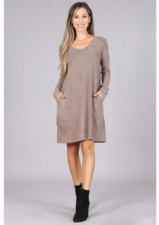 Easy Going Casual Cotton Dress Made in USA - Concordia Style Boutique