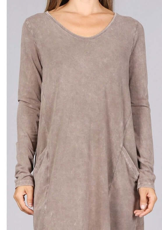 Easy Going Casual Cotton Dress Made in USA - Concordia Style Boutique