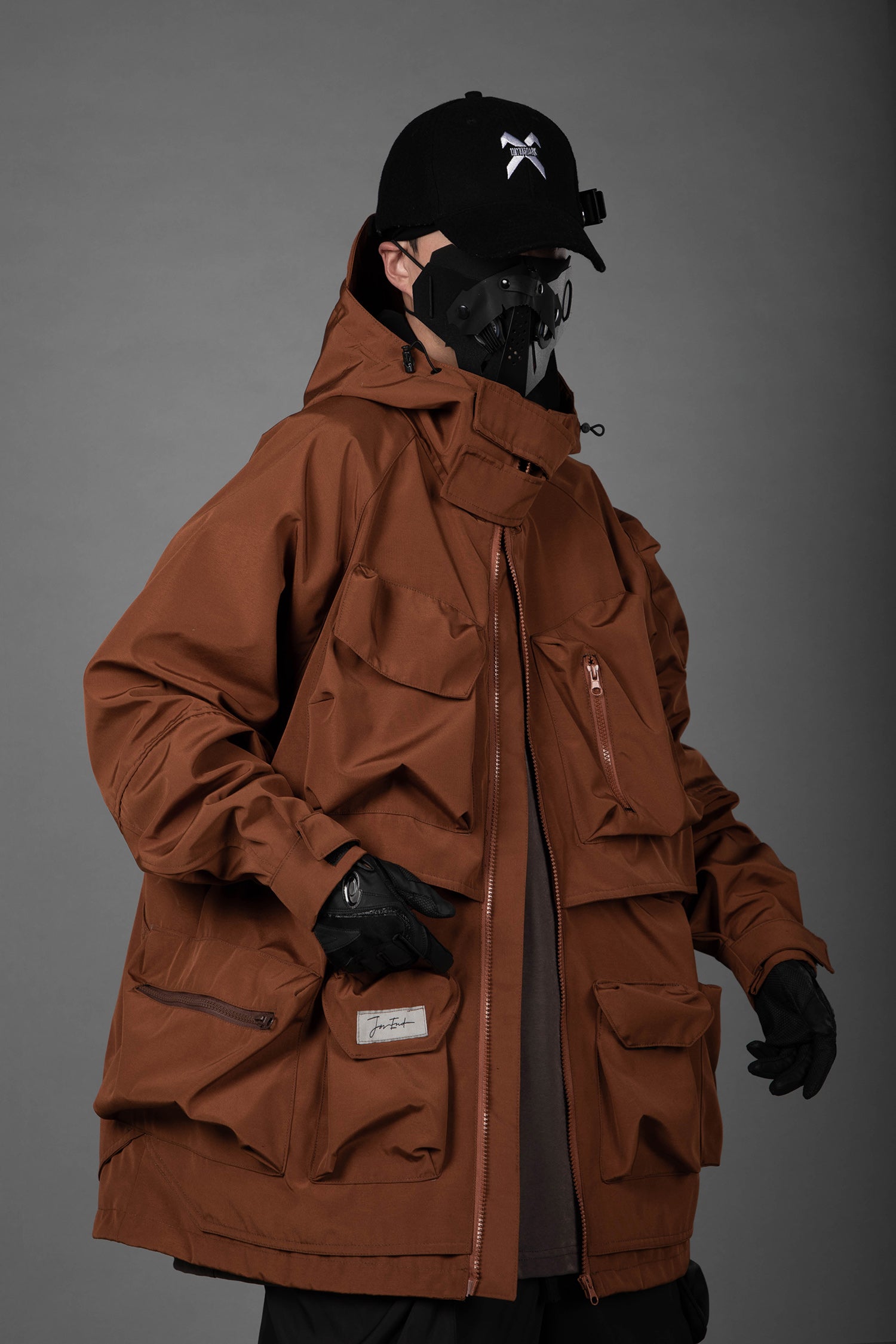 HiJ25 Brown Storage X Tech Jacket - Concordia Style Boutique