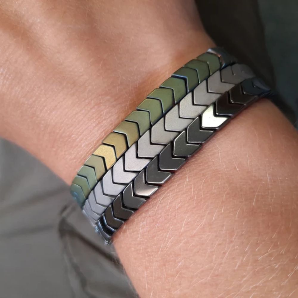 HEMATITE BRACELET (ADJUSTABLE) - Concordia Style Boutique