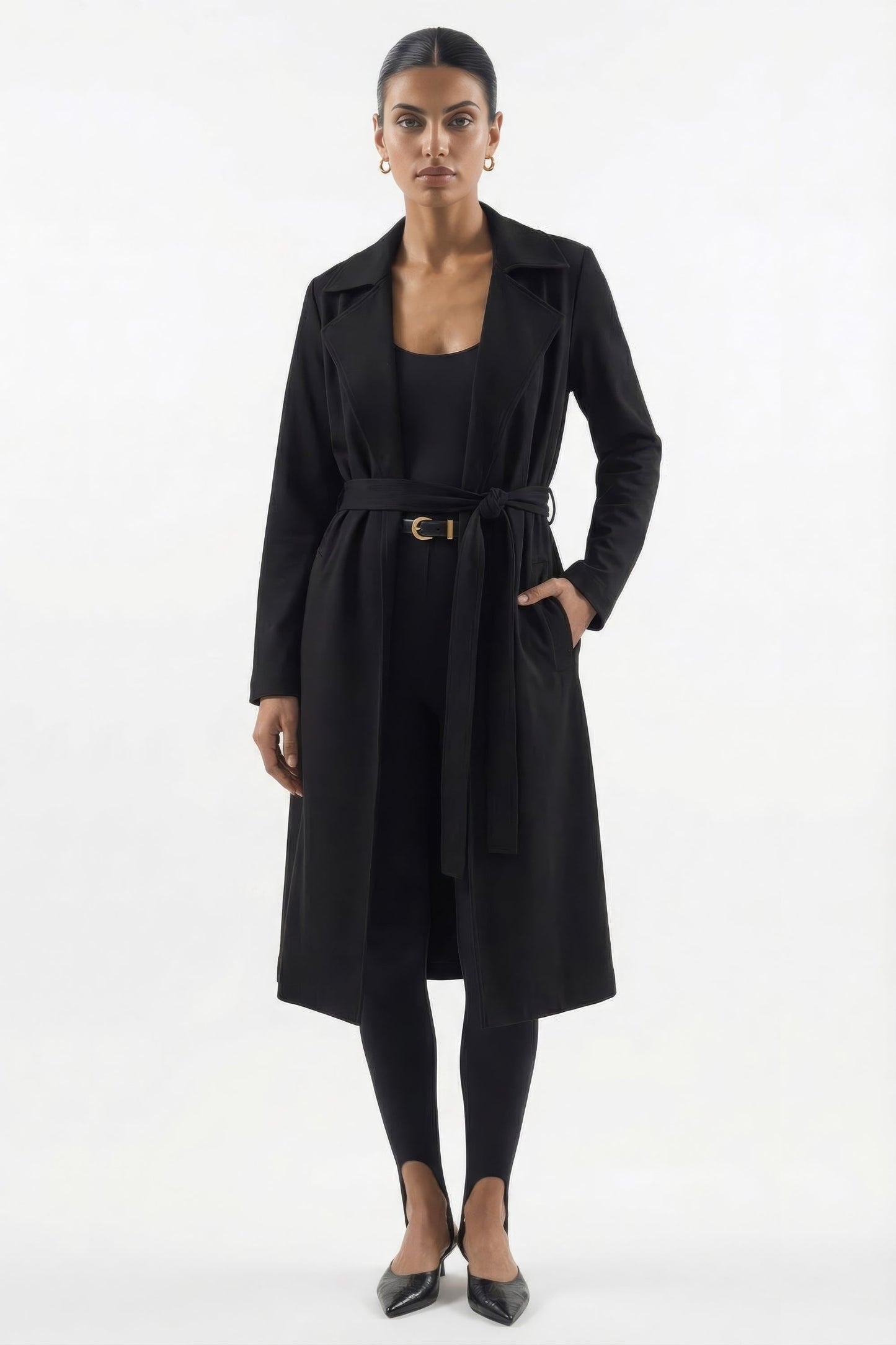 The Meridian Knit Trench