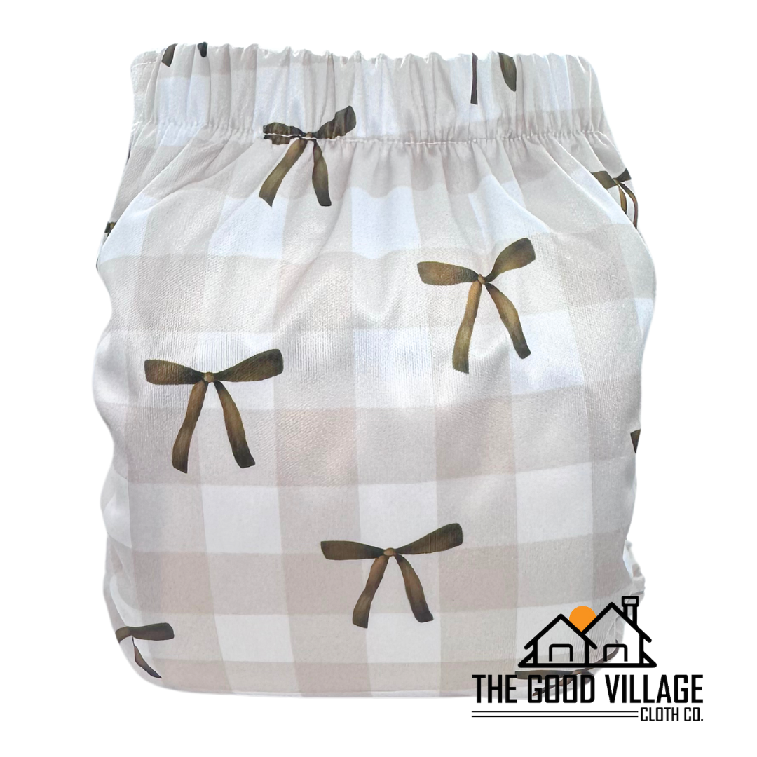 One Size Pocket Diaper | Ador-A-Bow - Concordia Style Boutique