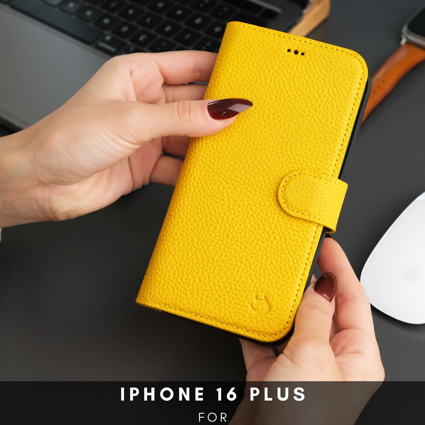 Casper iPhone 16 Plus Wallet Case Leather MagSafe - Concordia Style Boutique