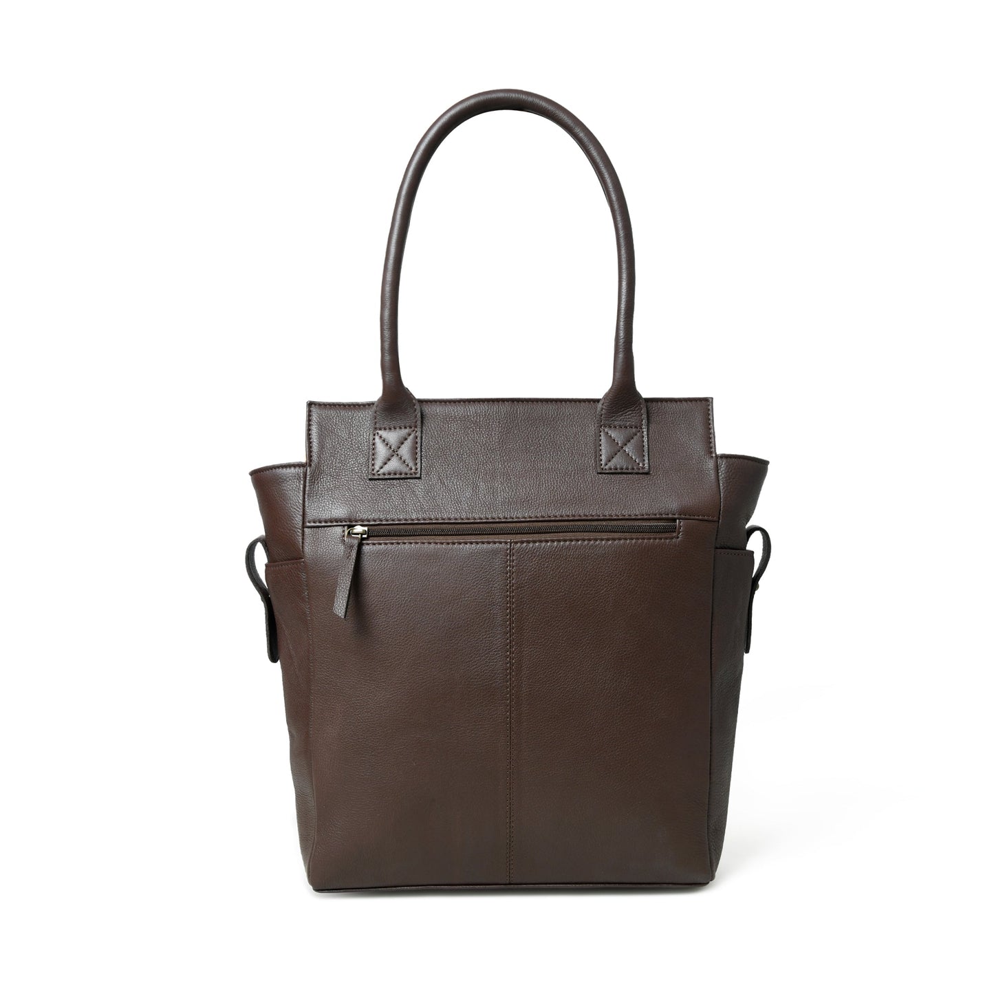Chestnut Charm Brown Leather Tote - Concordia Style Boutique