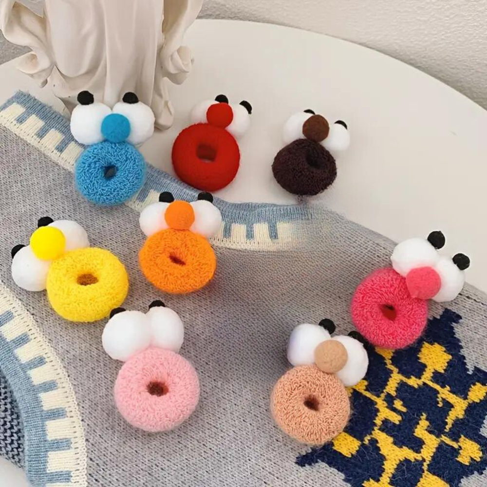 BIG EYES HAIR TIES (8 PIECES BUNDLE) - Concordia Style Boutique