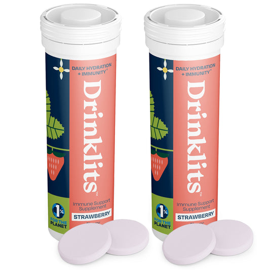 Strawberry Daily Immune Support Tablets (2) Tube Bundle - Concordia Style Boutique