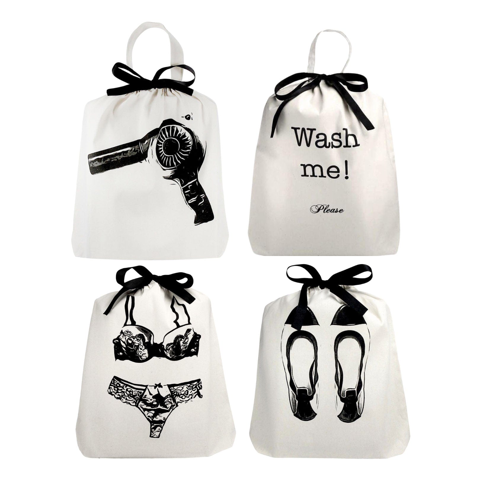 Women's Travel Set 4-pack, Cream - Concordia Style Boutique