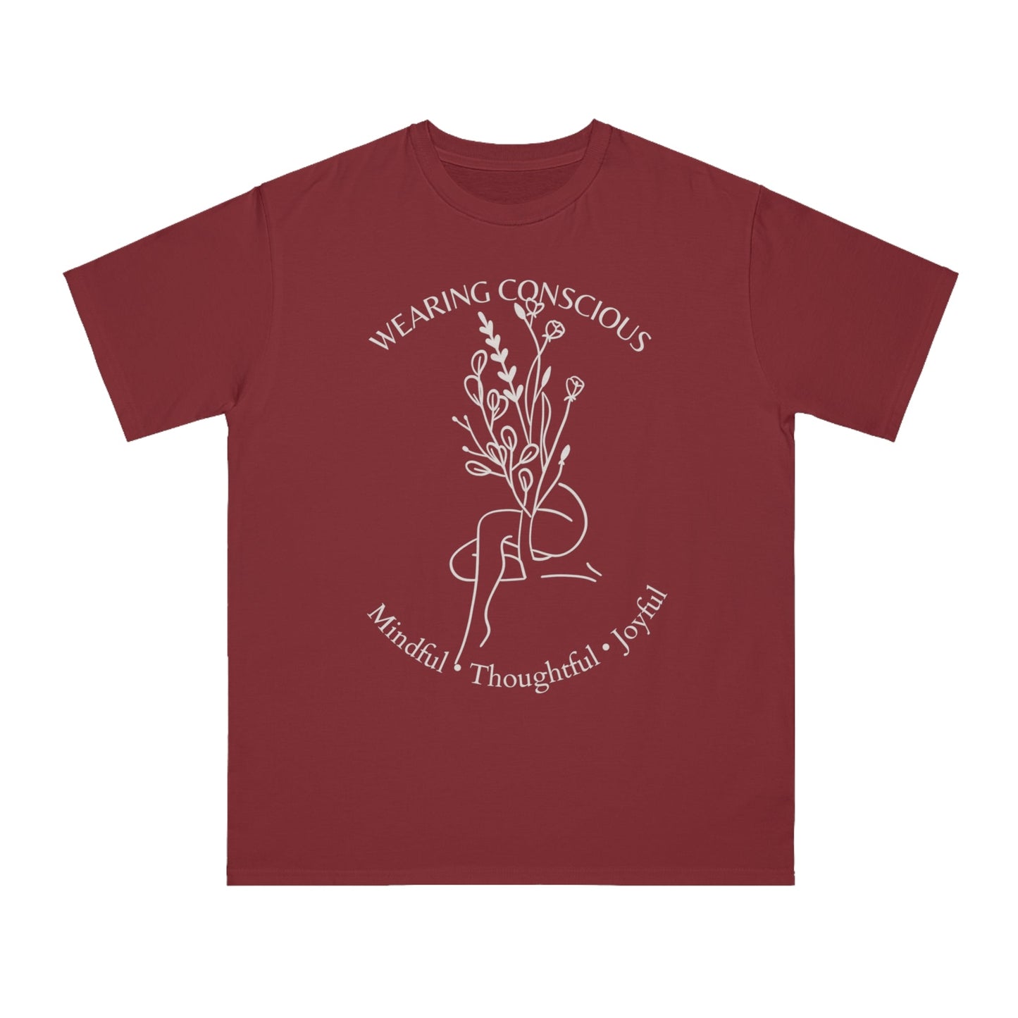 Mindful Thoughtful Joyful Organic Unisex T-Shirt