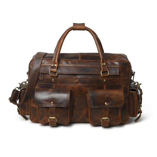 Finn Handcrafted Buffalo Leather Laptop Briefcase - Concordia Style Boutique