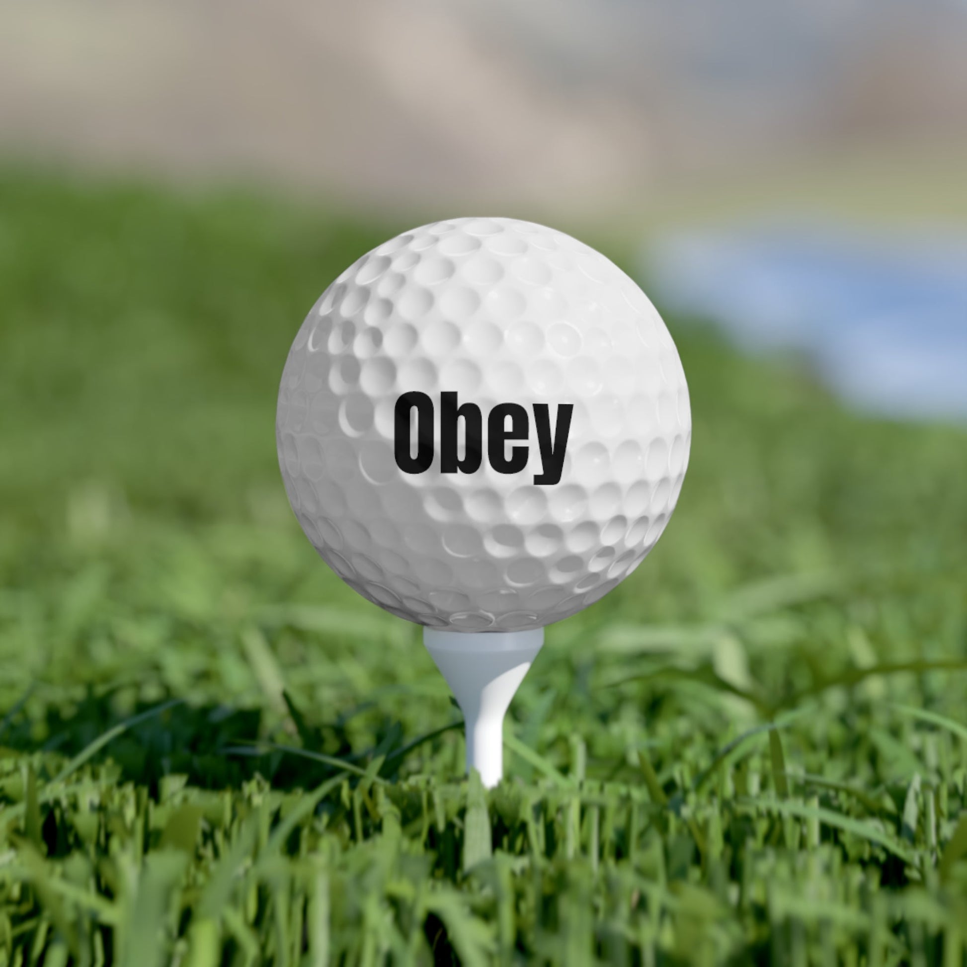 Golf Balls, 6 pcs - Obey - Premium Golf Balls from Concordia Style Boutique - Just $31.72! Shop now at Concordia Style Boutique