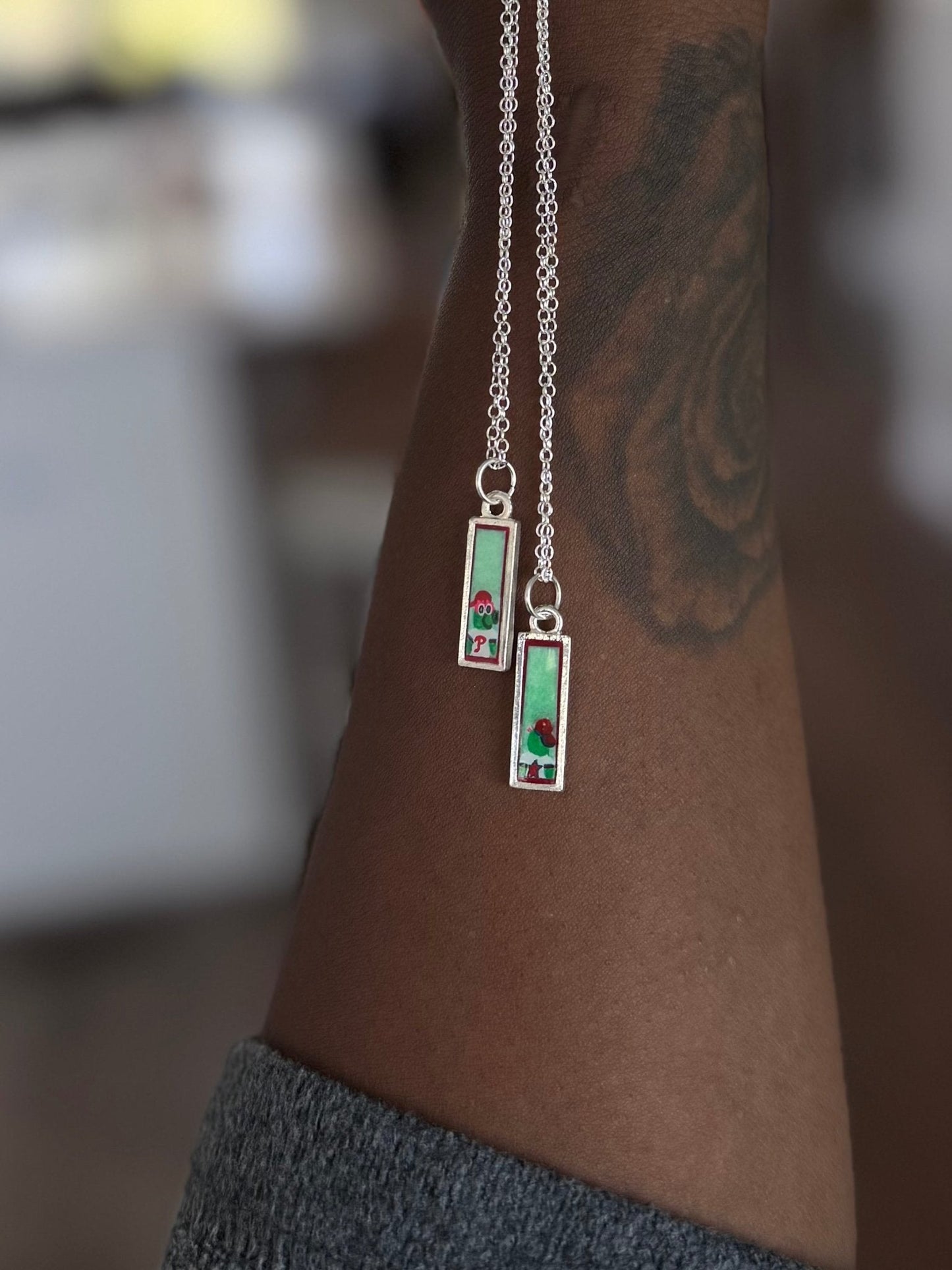 Mini Phillie Phanatic Pendant Necklace