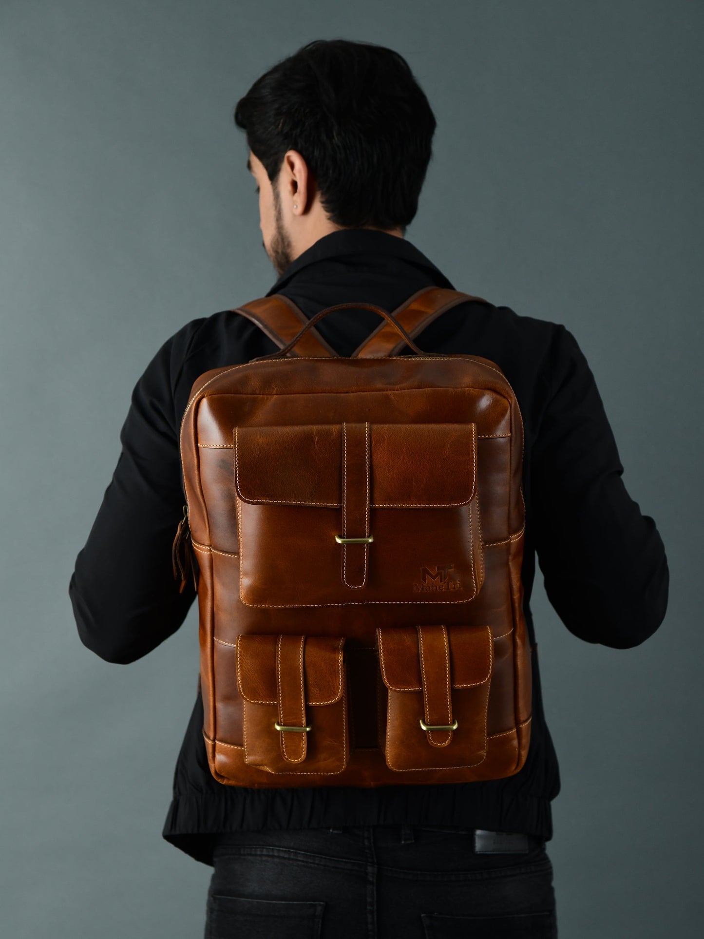 Tan Portland Laptop Backpack - Concordia Style Boutique