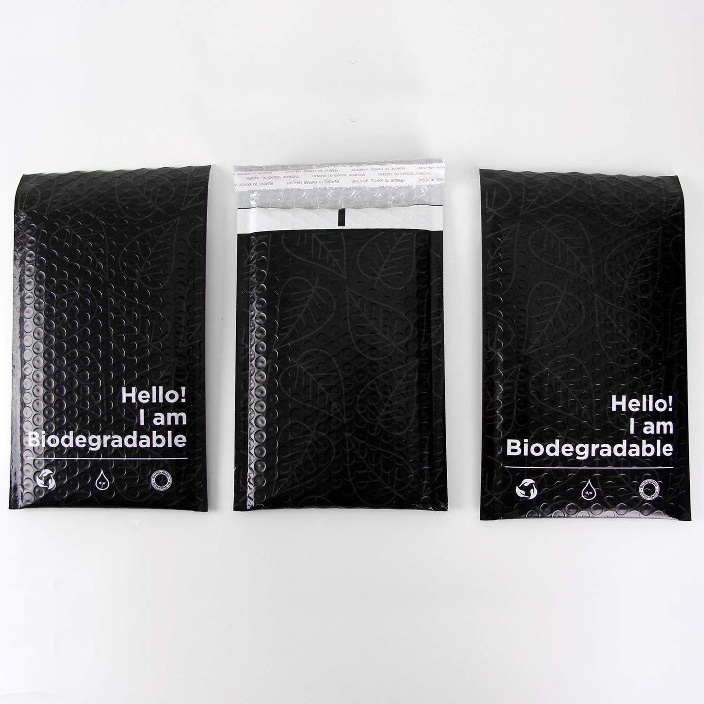 ™ 100% Biodegradable Bubble Mailers,25Pcs Padded Packaging Wrap Envelopes Pouches Eco Friendly No Glue, No Plastic, Christmas Wrapping (6 X 10)