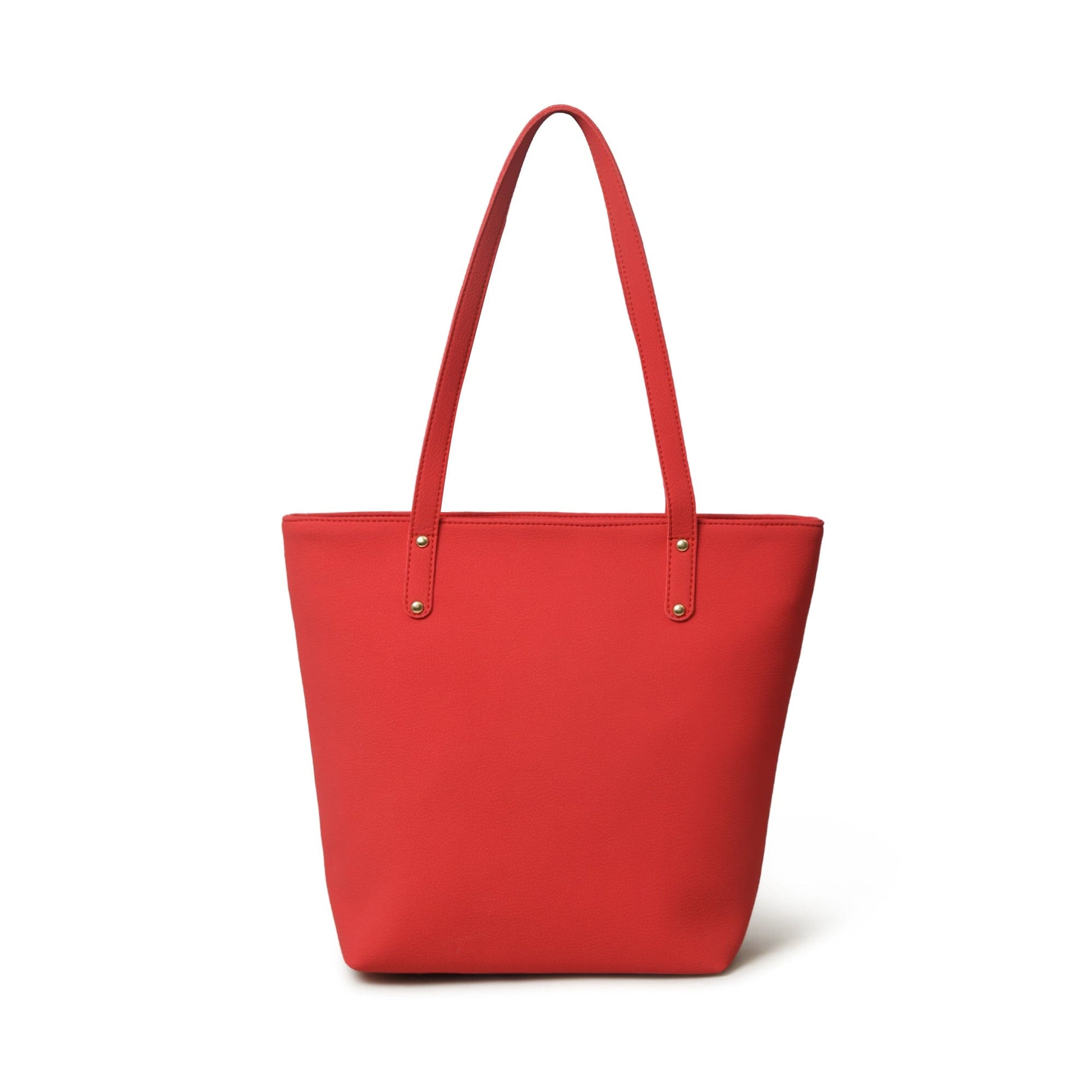 Era Vegan Leather Tote - Coral Red - Concordia Style Boutique