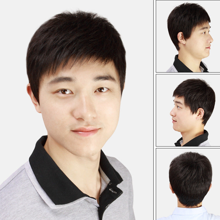 Fluffy Short Hair Wig for Males - Premium wig from Concordia Style Boutique - Just $24.78! Shop now at Concordia Style Boutique