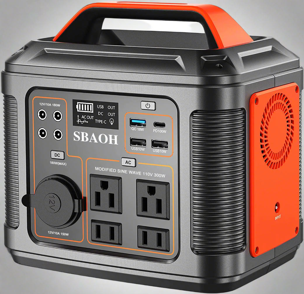 296Wh Portable Solar Power Station