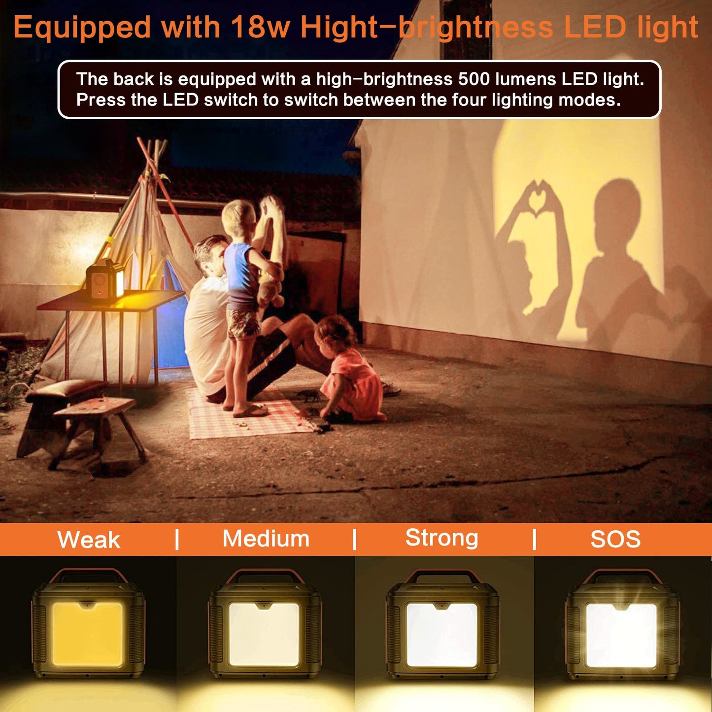 296Wh Portable Solar Power Station