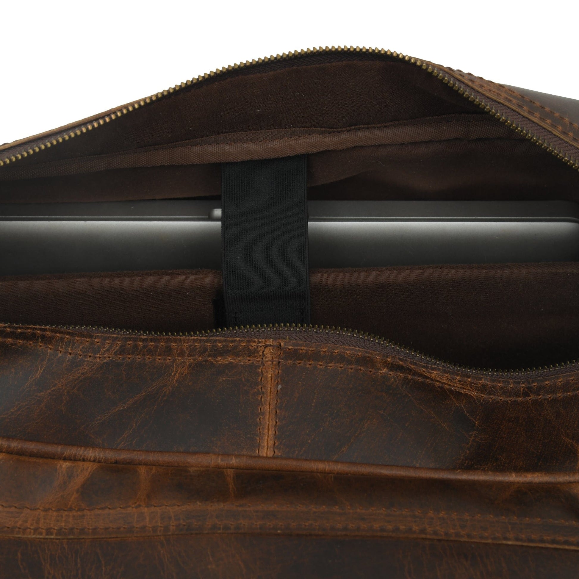 Finn Handcrafted Buffalo Leather Laptop Briefcase - Concordia Style Boutique