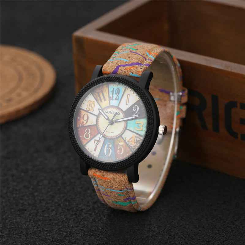Vintage Leather Women Watch - Casual Quartz Wrist Watch Gift Clock