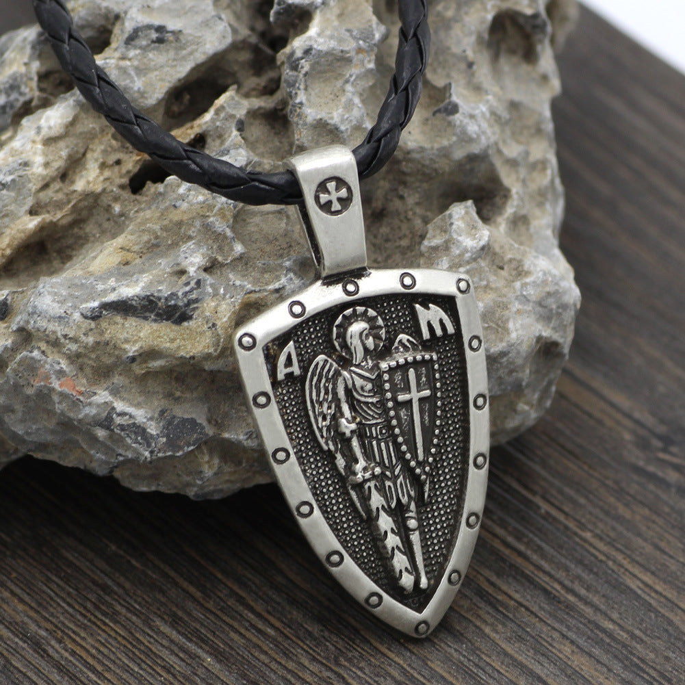 Saint Michael Archangel Pendant Necklace - Premium Saint Michael Archangel Pendant Necklace from Concordia Style Boutique - Just $6.48! Shop now at Concordia Style Boutique